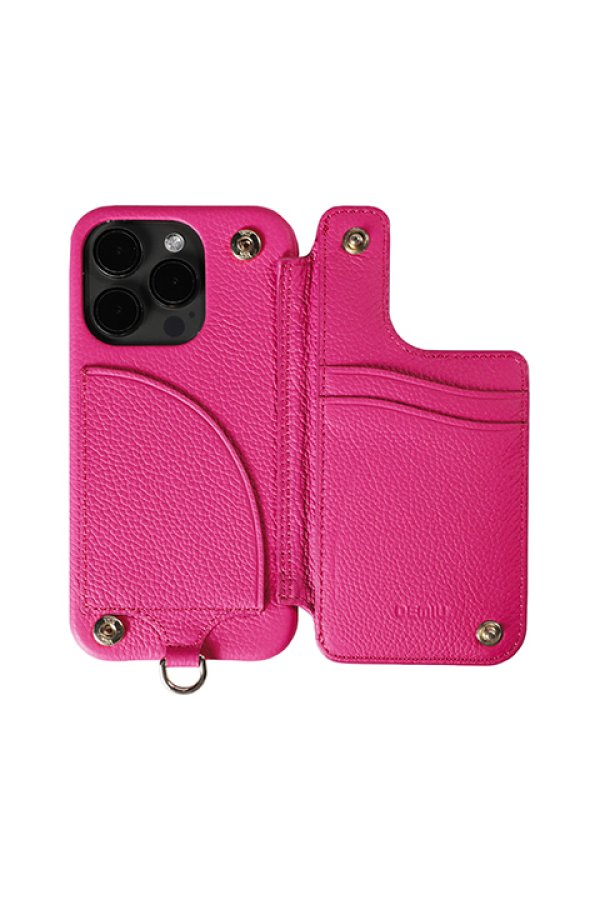 画像2: DEMIU デミュウ BALLON/iPhone15Pro/マゼンタピンク{DU-BAL18NP} (2)