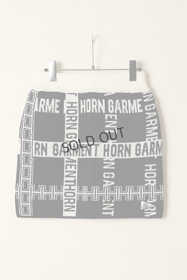 画像1: {SOLD}HORN GARMENT ホーンガーメント ニットスカート{-BBA}【セットアップ対応商品】 (1)