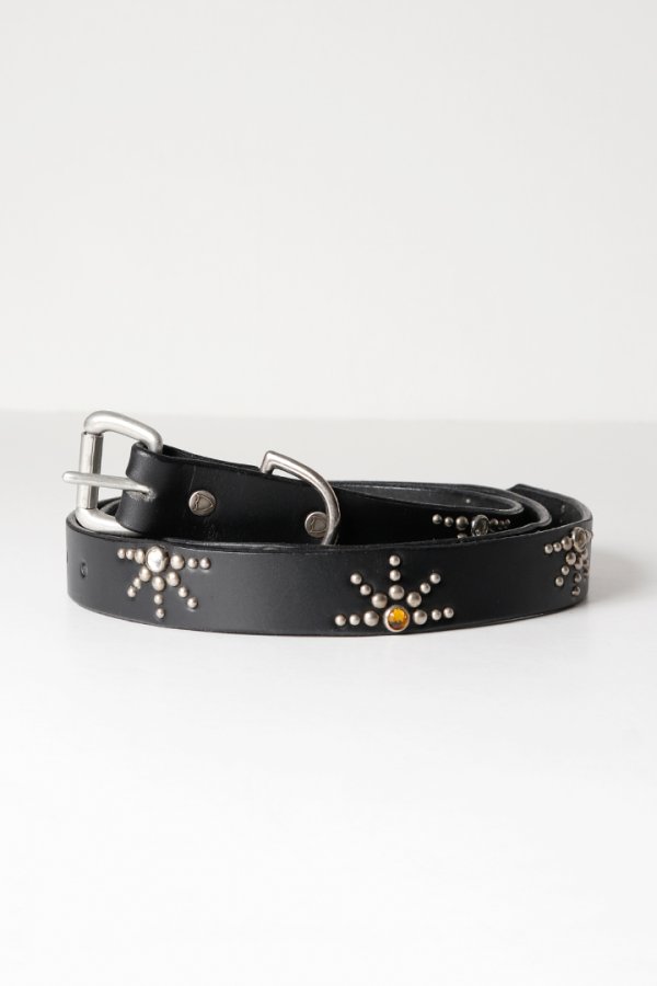 画像1: HTC エイチティーシー HALF SUNBURST STUDS BELT{-BFS} (1)