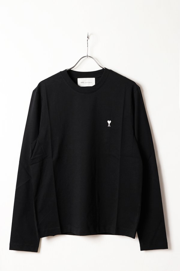 画像1: AMI アミ 長袖 Tシャツ{-BFA} (1)