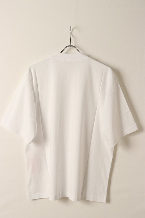 画像9: 【 30%OFF セール49,500円→34,650円】 MARNI マルニ ロゴ入りオーガニックコットン Tシャツ(ボクシーフィット){HUMU0223P1USCS87LOW01-BDS} (9)