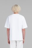 画像2: 【周年記念 10%OFF ｜59,400円→53,460円】 MARNI マルニ ホワイト マルニパッチ付き オーガニックコットン製オーバーサイズTシャツ{HUMU0287X0UTC32300W01-BDS} (2)
