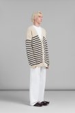 画像4: 【周年記念 10%OFF ｜59,400円→53,460円】 MARNI マルニ ホワイト マルニパッチ付き オーガニックコットン製オーバーサイズTシャツ{HUMU0287X0UTC32300W01-BDS} (4)