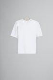 画像5: 【24SS新作】MARNI マルニ ホワイト マルニパッチ付き オーガニックコットン製オーバーサイズTシャツ{HUMU0287X0UTC32300W01-BDS} (5)