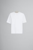 画像5: 【周年記念 10%OFF ｜59,400円→53,460円】 MARNI マルニ ホワイト マルニパッチ付き オーガニックコットン製オーバーサイズTシャツ{HUMU0287X0UTC32300W01-BDS} (5)