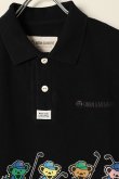 画像2: 【 50%OFF セール｜27,500円→13,750円】 HORN GARMENT ホーンガーメント Swing Bears Polo{HVM-2C-AP34-BLK-BBA} (2)