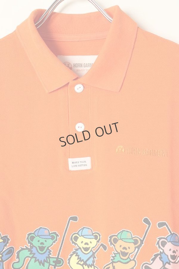 画像2: {SOLD}HORN GARMENT ホーンガーメント Polo{HVM-2C-AP34-ORG-BBA} (2)
