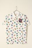 画像1: 【 50%OFF セール｜27,500円→13,750円】 HORN GARMENT ホーンガーメント Swing Bears Patterned Polo | MEN{HVM-2C-AP35-WHT-BBA} (1)