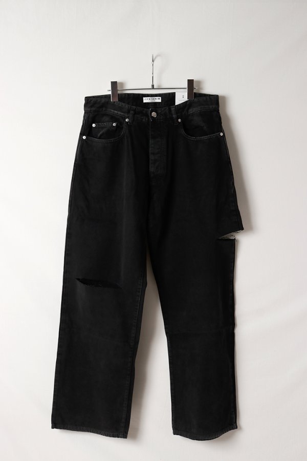 画像1: ICON DENIM アイコンデニム SCOTT Wide Leg Jeans{PT8868-BFA} (1)