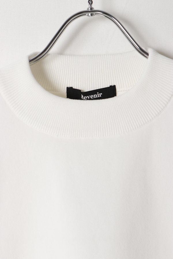 画像2: Revenir リブニール WASHABLE KNIT MOCKNECK L/S{-BEA} (2)