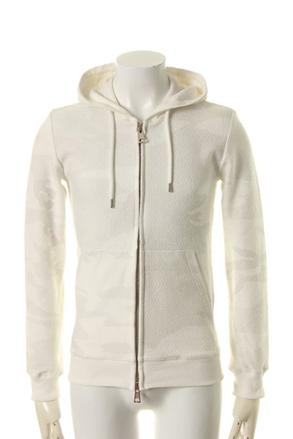 画像2: ▽ 70%OFF アウトレットセールセール46,200円→13,860円▽ AKM エイケイエム ORIGINAL KARAMI JERSEY 【CAMO】 ZIP PARKA{J098-CTN084-A10-AGS} (2)