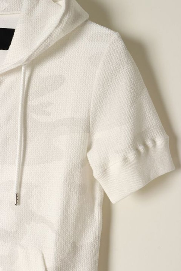 画像3: 【 30%OFF セール42,900円→30,030円】 AKM エイケイエム ORIGINAL KARAMI JERSEY 【CAMO】 S/S ZIP PARKA{J099-CTN084-A10-AGS} (3)