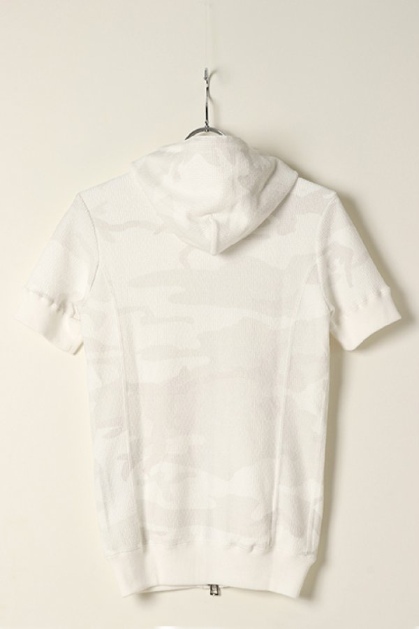 画像5: 【 30%OFF セール42,900円→30,030円】 AKM エイケイエム ORIGINAL KARAMI JERSEY 【CAMO】 S/S ZIP PARKA{J099-CTN084-A10-AGS} (5)