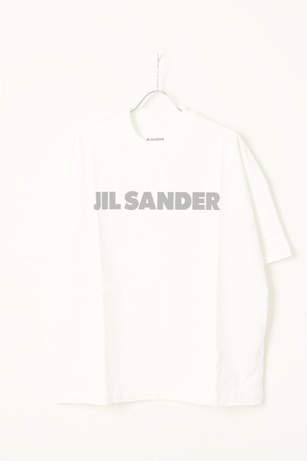 画像1:   JIL SANDER ジルサンダー ロゴTシャツ {J21GC0001-J45148-102POR-BCS}  :J21GC0001-POR  (1)