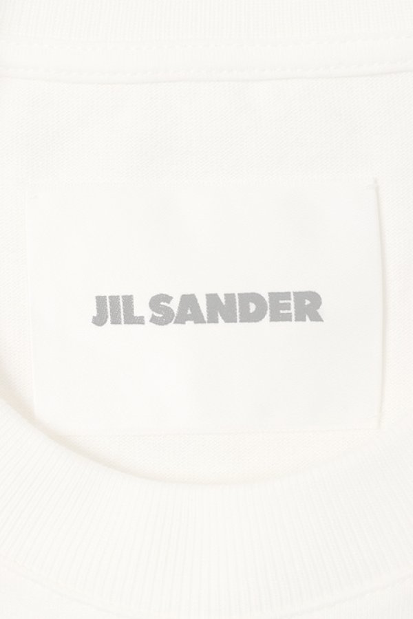 画像2:   JIL SANDER ジルサンダー ロゴTシャツ {J21GC0001-J45148-102POR-BCS}  :J21GC0001-POR  (2)