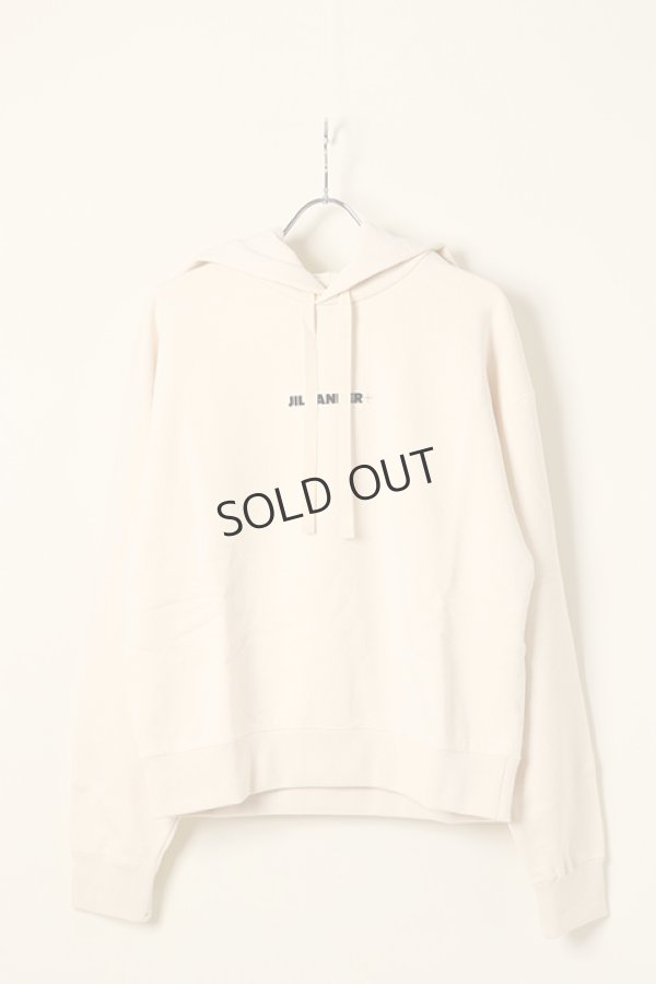 画像1: {SOLD}JIL SANDER ジルサンダー フード付きロゴスウェットシャツ（レディース）{J40GU0002-J20010-279DUNE-BCS} (1)