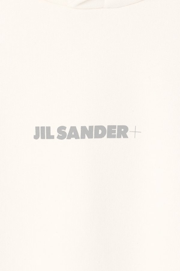 画像2:   JIL SANDER ジルサンダー フード付きロゴスウェットシャツ（レディース） {J40GU0002-J20010-279DUNE-BCS}  :J40GU0002-DUNE-M  (2)