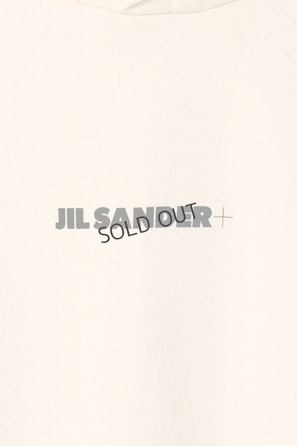画像2: {SOLD}JIL SANDER ジルサンダー フード付きロゴスウェットシャツ（レディース）{J40GU0002-J20010-279DUNE-BCS} (2)