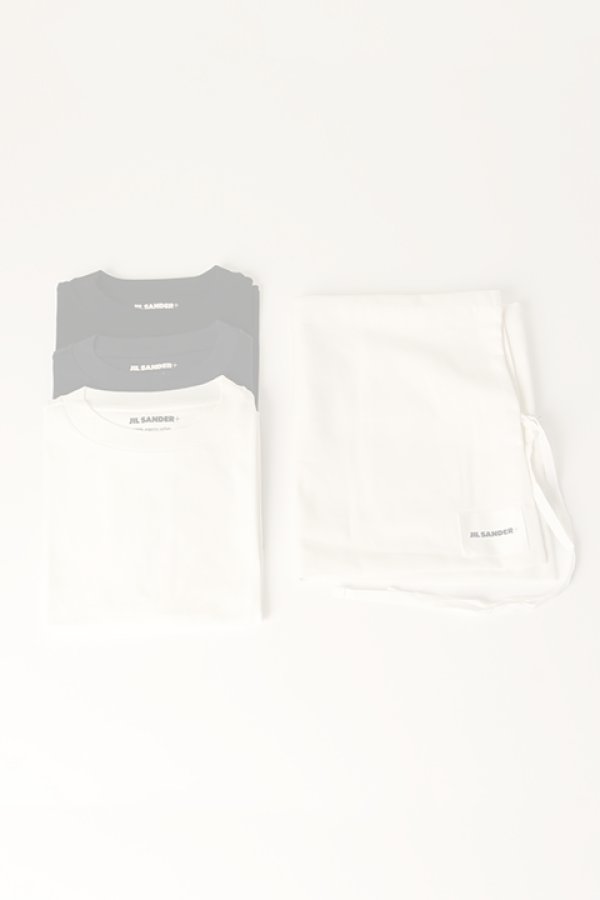 画像5:   JIL SANDER ジルサンダー T-SHIRT CN SS 3枚パック {J47GC0001-JTN254-000-BCA}  :J47GC0001-000  (5)