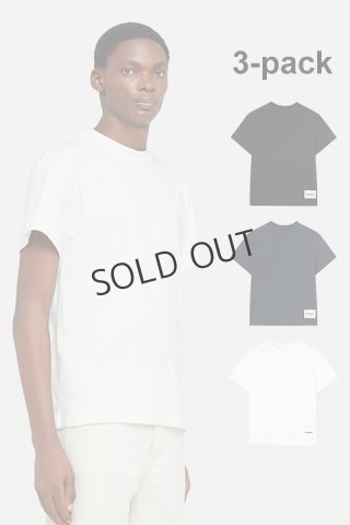 ジルサンダー+ J47GC0001JTN254 3PACK Tシャツ S MLT SOLD}JIL SANDER ジルサンダー T-SHIRT CN SS 3枚パック{J47GC0001
