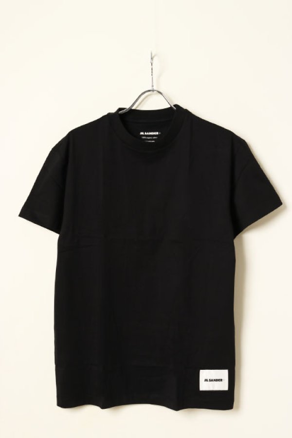 画像1: JIL SANDER ジルサンダー 3枚パック S/S Tシャツ{J47GC0001-J45048-001BLK-BCS} (1)