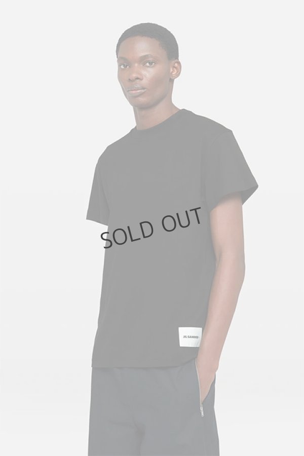 画像2: JIL SANDER ジルサンダー 3枚パック S/S Tシャツ{J47GC0001-J45048-001BLK-BCS} (2)