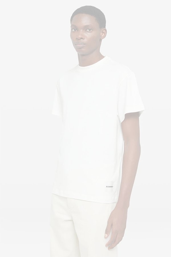 画像2:   JIL SANDER ジルサンダー 3枚パック S/S Tシャツ {J47GC0001-J45048-100WHT-BCS}  :J47GC0001-WHT  (2)