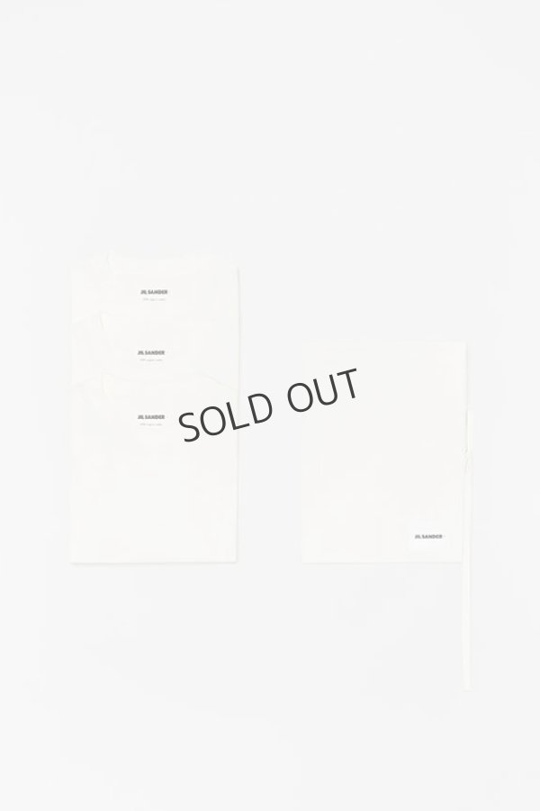 画像4: {SOLD}JIL SANDER ジルサンダー 3枚パック S/S Tシャツ{J47GC0001-J45048-100WHT-BCS} (4)