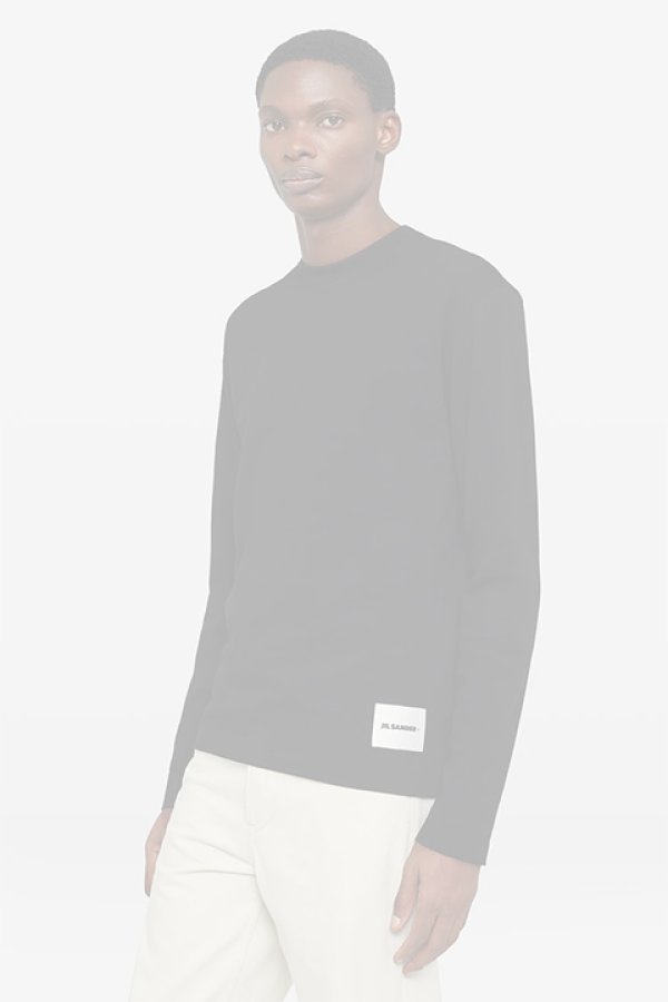 画像2:   JIL SANDER ジルサンダー 3枚パック L/S Tシャツ {J47GC0002-J45048-001BLK-BCS}  :J47GC0002-BLK  (2)