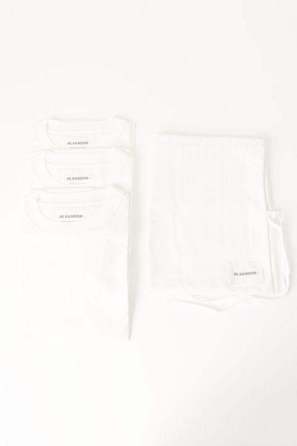 画像6:   JIL SANDER ジルサンダー 3枚パック L/S Tシャツ {J47GC0002-J45048-100WHT-BCS}  :J47GC0002-WHT  (6)