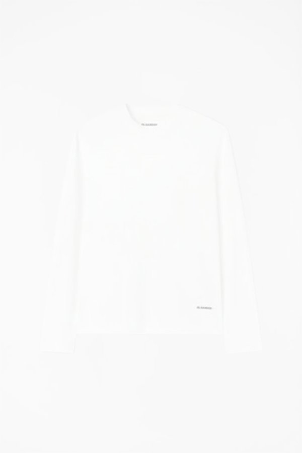 画像3:   JIL SANDER ジルサンダー 3枚パック L/S Tシャツ {J47GC0002-J45048-100WHT-BCS}  :J47GC0002-WHT  (3)