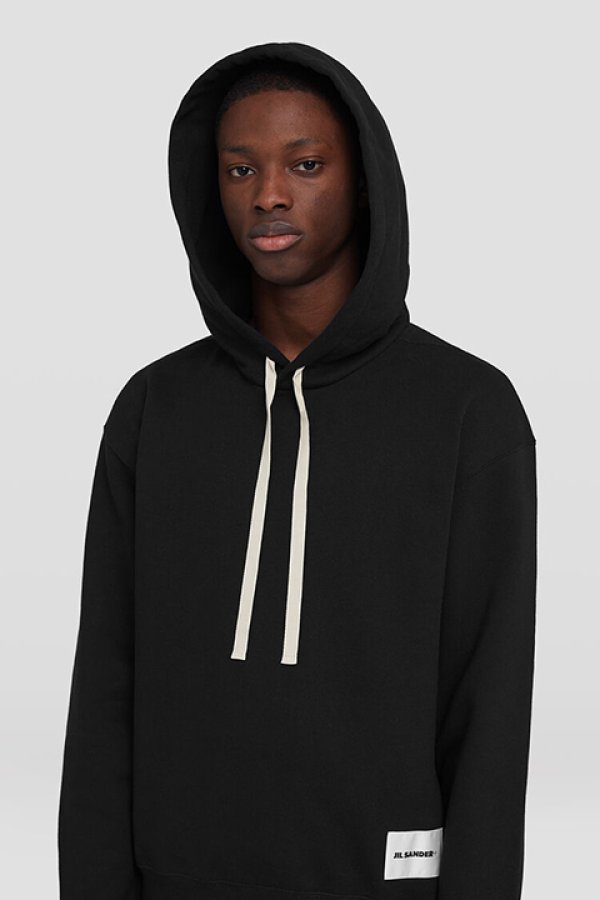 画像10: JIL SANDER ジルサンダー フード付きスウェットシャツ{J47GU0105-J20039-001-BCA} (10)