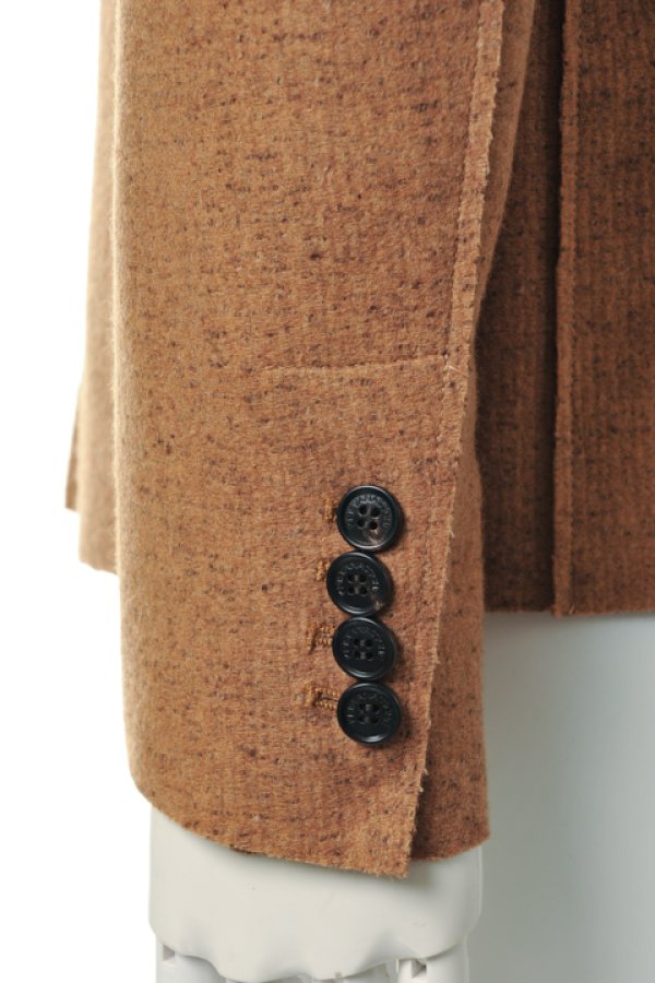 画像5: 【 50%OFF セール137,500円→68,750円】 KRIS VAN ASSCHE クリスヴァンアッシュ SHORT SUIT JACKET W/ RAW EDGES{112JA616-5157-501-} (5)