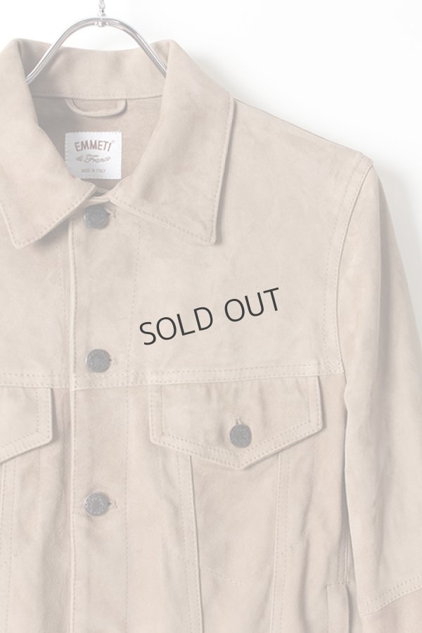 画像3: {SOLD}EMMETI エンメティ JACK Goatskin suede JACKET{-AIA} (3)