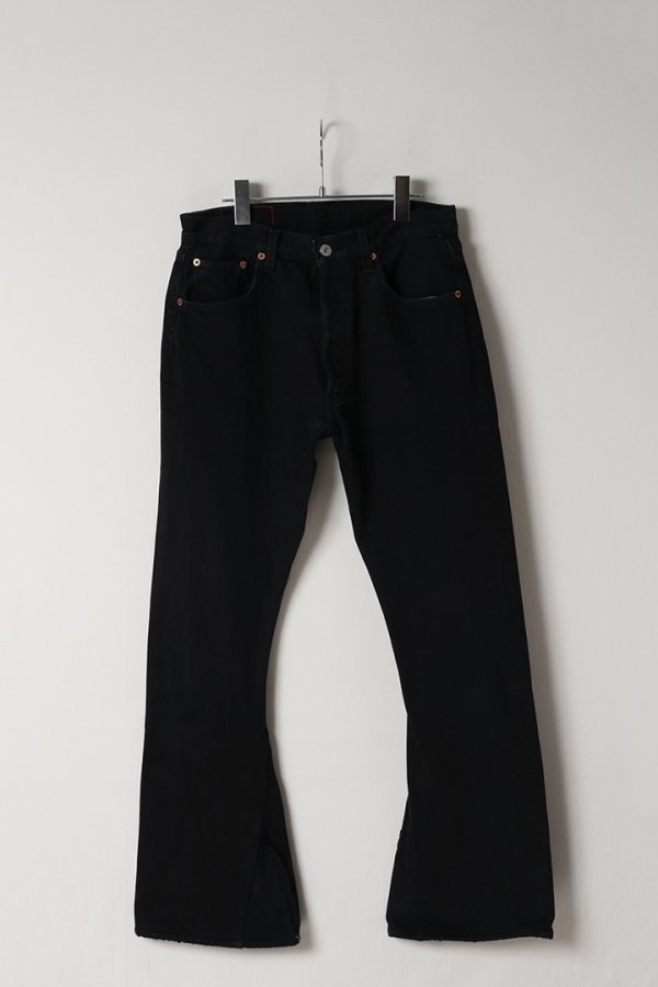 画像1: Jeanie Blue ジーニーブルー Black Bootcut{-BES} (1)