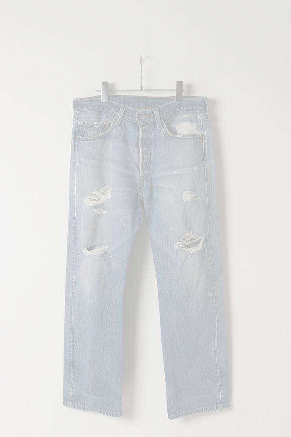 画像1:  {SOLD} Jeanie Blue ジーニーブルー Ripped Denim{-BES} (1)