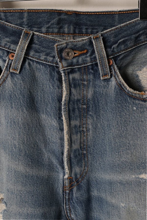 画像2: Jeanie Blue ジーニーブルー Ripped Denim{-BES} (2)