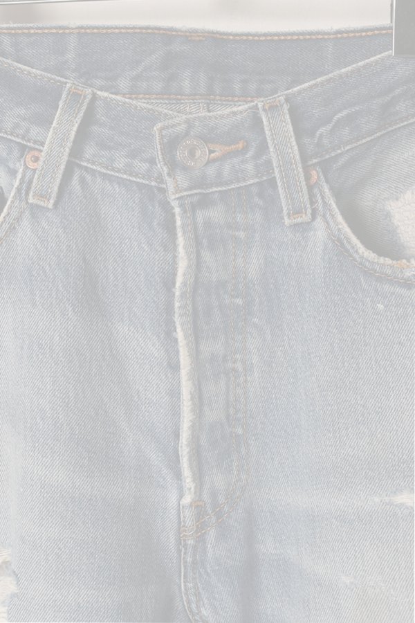 画像2:  {SOLD} Jeanie Blue ジーニーブルー Ripped Denim{-BES} (2)