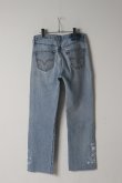 画像8: {SOLD}Jeanie Blue ジーニーブルー Cut-off Denim White Paint & Repair{-BES} (8)