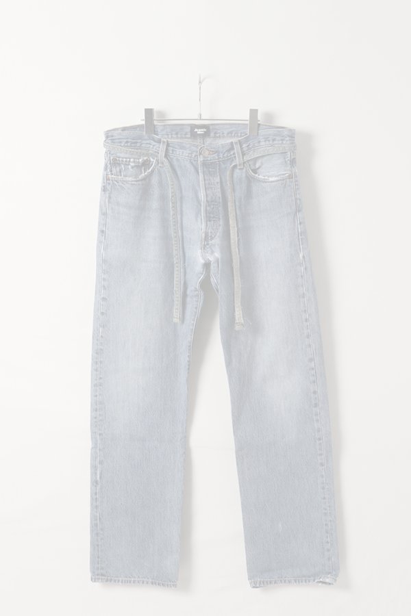 画像1:   Jeanie Blue ジーニーブルー Over Size Repair Denim（W/Inseam Code)/Lサイズ-E {-BEA}  :JB008-L-E  (1)