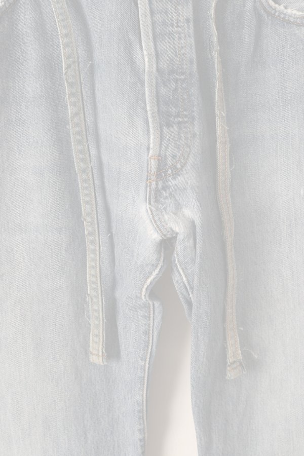 画像5:   Jeanie Blue ジーニーブルー Over Size Repair Denim（W/Inseam Code)/Lサイズ-E {-BEA}  :JB008-L-E  (5)