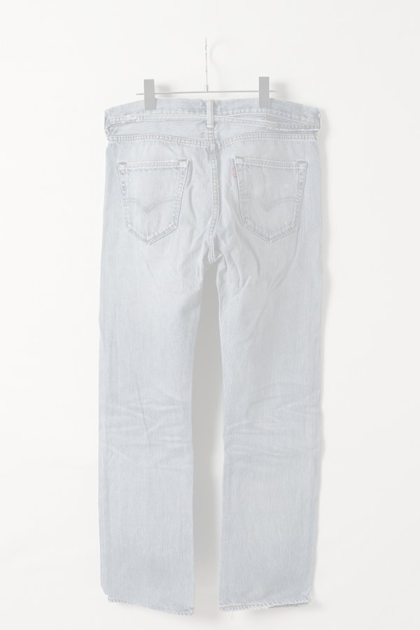 画像7:   Jeanie Blue ジーニーブルー Over Size Repair Denim（W/Inseam Code)/Mサイズ-A {-BEA}  :JB008-M-A  (7)