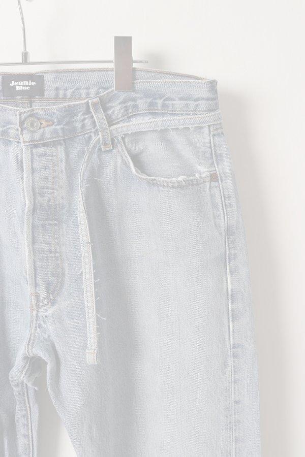 画像3:   Jeanie Blue ジーニーブルー Over Size Repair Denim（W/Inseam Code)/Mサイズ-B {-BEA}  :JB008-M-B  (3)