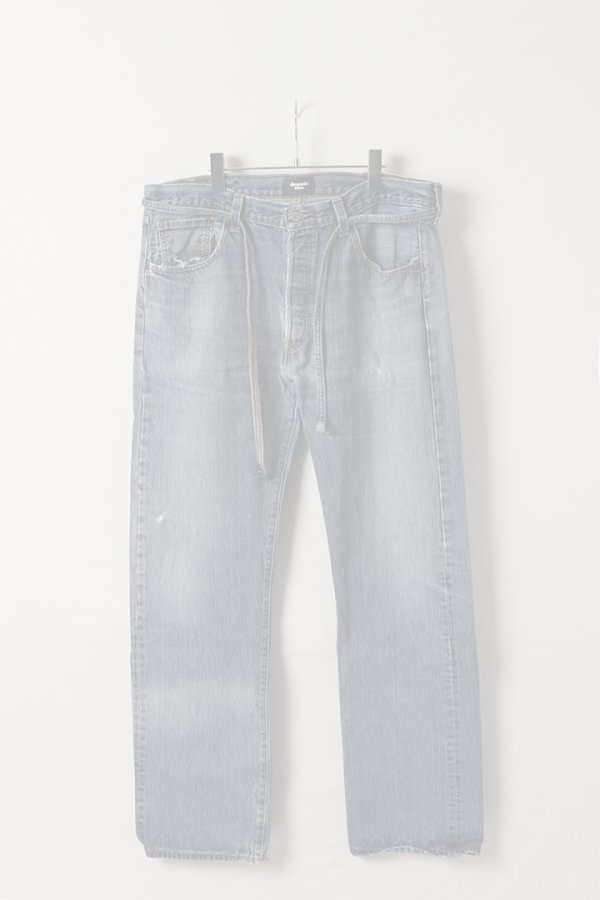 画像1:   Jeanie Blue ジーニーブルー Over Size Repair Denim（W/Inseam Code)/XLサイズ-A {-BEA}  :JB008-XL-A  (1)