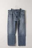 画像1: Jeanie Blue ジーニーブルー Over Size Repair Denim（W/Inseam Code)/XLサイズ-B{-BEA} (1)