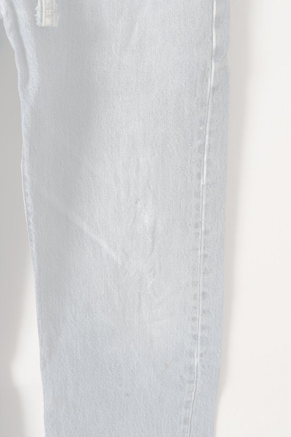 画像5:  {SOLD} Jeanie Blue ジーニーブルー Over Size Repair Denim（W/Inseam Code)/XLサイズ-B {-BEA}  :JB008-XL-B  (5)