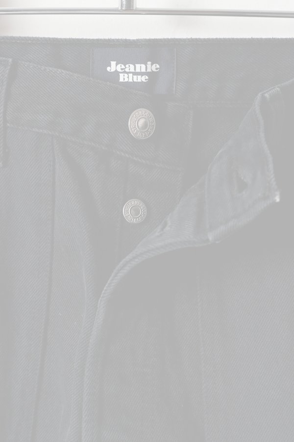 画像2:  {SOLD} Jeanie Blue ジーニーブルー Black Work Denim {-BES}  :JB009B-34-A  (2)