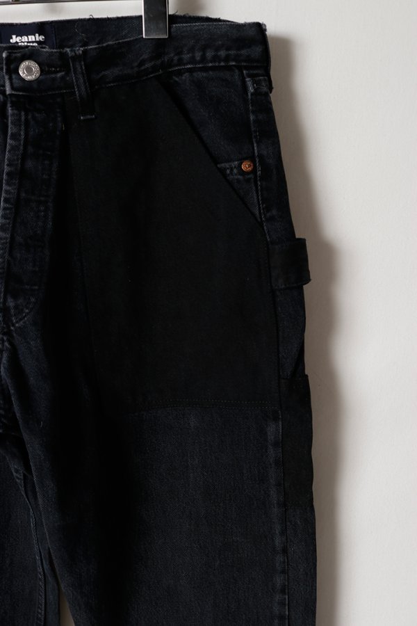 画像3: Jeanie Blue ジーニーブルー Black Work Denim{-BES} (3)