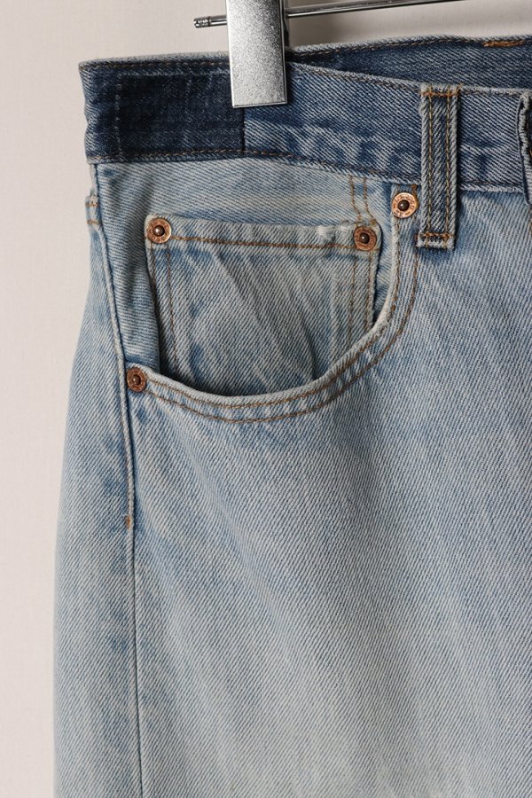 画像3: Jeanie Blue ジーニーブルー Button Fly Skirt{-BES} (3)