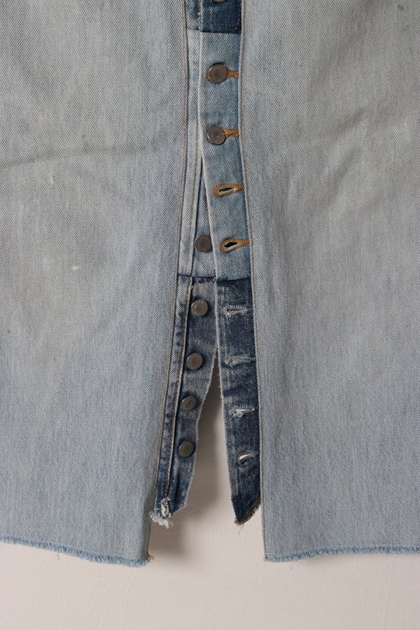 画像4: Jeanie Blue ジーニーブルー Button Fly Skirt{-BES} (4)